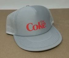 DIET COKE Soda Hat Cap Silver & Red Snapback Coca Cola NEW