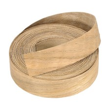 1" x 25ft Wood Edge Banding Pre-Glued Iron on Edging Strip White Oak