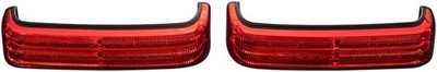 Custom Dynamics Low Profile Sequential LED Saddlebag Lights Black Red