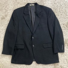 Loro Piana 100 Cashmere Blazer Mens 46R Sport Coat Black Nordstrom Jacket