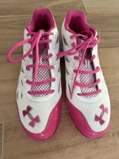 Under Armour Football/Baseball Boots Shoes Mens Us 11 Pink/White
