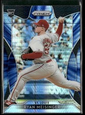 2019 Panini Prizm #221 Ryan Meisinger Blue Hyper