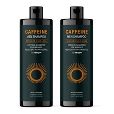by Amazon Herrenshampoo mit Koffein, 2 x 400 ml – Haarpflege