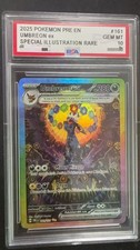 Pokemon 2025 Umbreon ex 161/131 SIR Prismatic Evolutions GEM MINT PSA 10