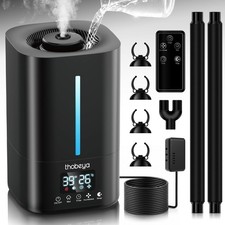 1.32 Gal / 5L Reptile Humidifier Fogger, Timer Function, Humidifier for Amphi...