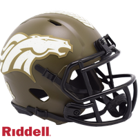 Denver Broncos Nfl Riddell 2022 Salute To Service Nfl Speed Mini Helm