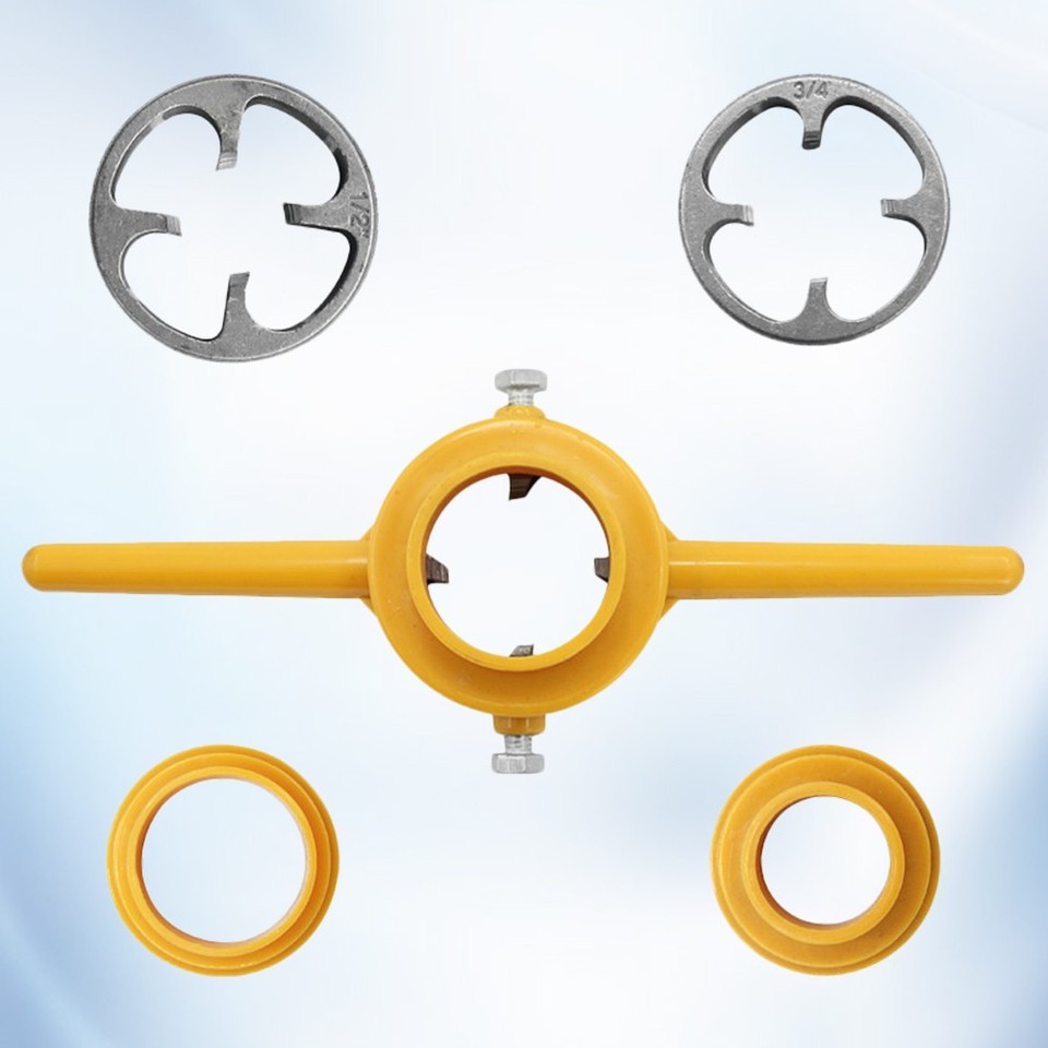 Die Handle Wrench Pipe Thread Kit Plumbing Tools for Professional ...