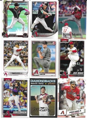 ARIZONA DIAMONDBACKS 200 Players, No dups w AUTOGRAPHED CARD & 30+ RCs