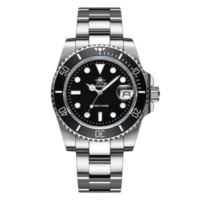 ADDIESDIVE Men's Dive Watch 41mm 316L Steel Ceramic Bezel 200M Water Resistant