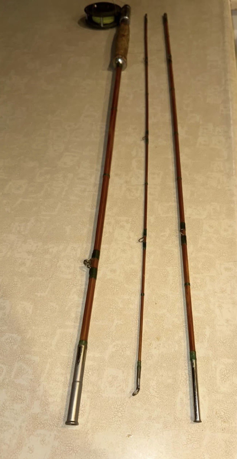 Vintage Handmade Bamboo Fly Rod
