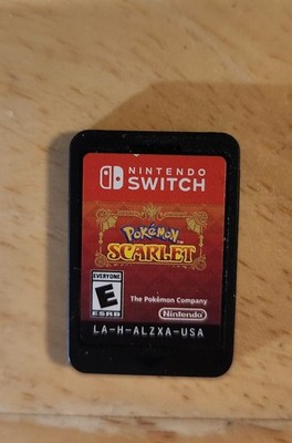 Pokemon Scarlet Game Cartridge for Nintendo Switch Tested