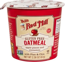 (Free Duty Tax) Bob's Red Mill Gluten Free Oatmeal Cup, Apple & Cinnamon (Si