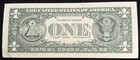 2021 Chicago $1 Low Beginning 7 Green Inkwell Spill Double Error Note — photo 3