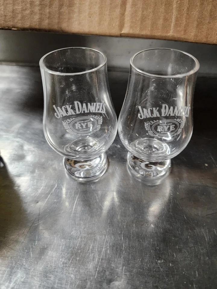 2 Wee Glencairns Jack Daniels Whiskey New Small