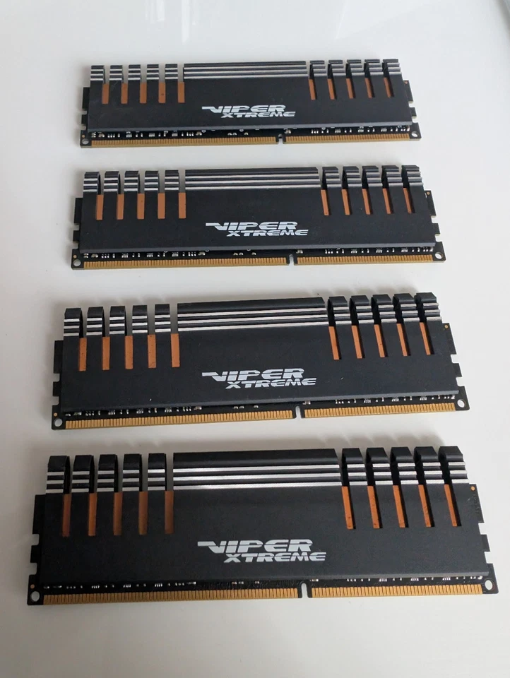 Patriot Viper Xtreme 4 X 4GB ram DDR3 1600 Extreme PXQ316G1600LLQK PD000255 - Image 2 of 4