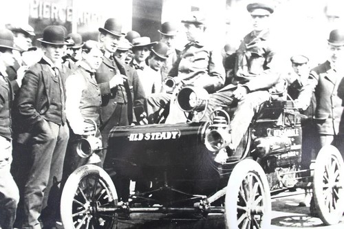 6 Antique/Vtg 50's/60's of Photos Vanderbilt Cup Automobile Race Ford 1900's - Picture 13 of 16