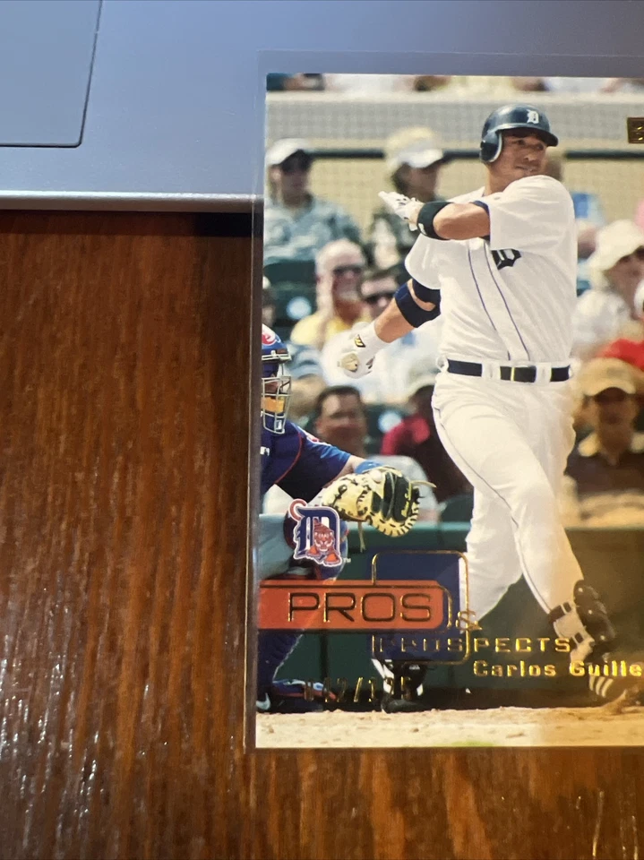 Carlos Guillen 2005 Upper Deck Pros & Prospects Gold #43 Tigers /125 NM-MT - Image 3 of 4