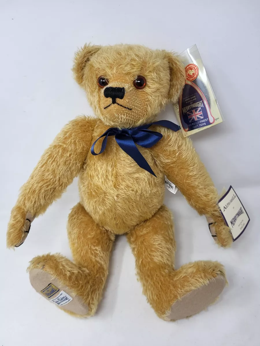 Vintage 20 Handmade Golden Mohair Teddy Bear Alpha Farnell Ltd.Ed