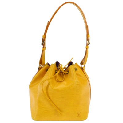 Louis Vuitton EPI PETITE NOE SHOULDER BAG YELLOW M44109 AR0946 XX11630