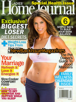 Ladies Home Journal 2/10,Jillian Michaels,Biggest Loser,Patricia Clarkson,NEW