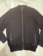 $1000 Paul & Shark Jacket Coat Wool made in Italy Sz L dark blue