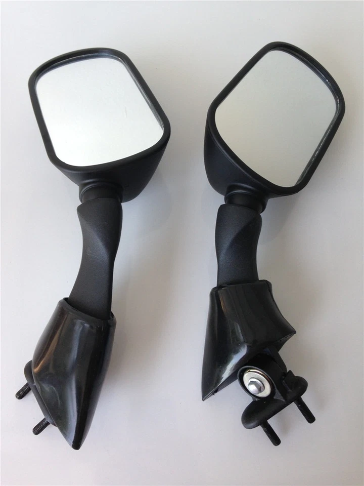 Espejos retrovisores aptos para Yamaha Fjr 1300 Fjr1300 2003 2004 2005 negros Foto 4 de 4