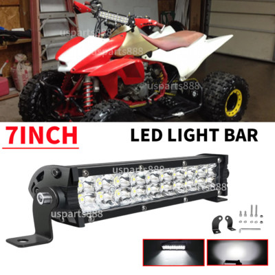 7inch Plug Play LED Headlight Bar Fit HONDA TRX450R 300EX 400EX