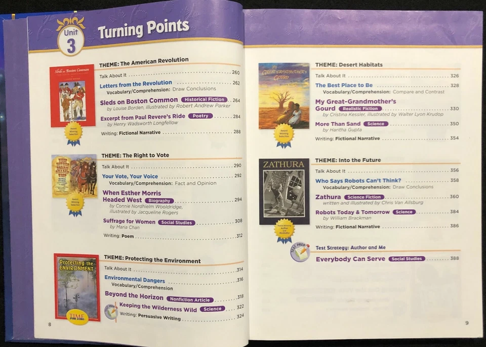 5th Grade - TREASURES Reading/Language Arts Curriculum, Level 5  (1 book) - Image 4 of 4
