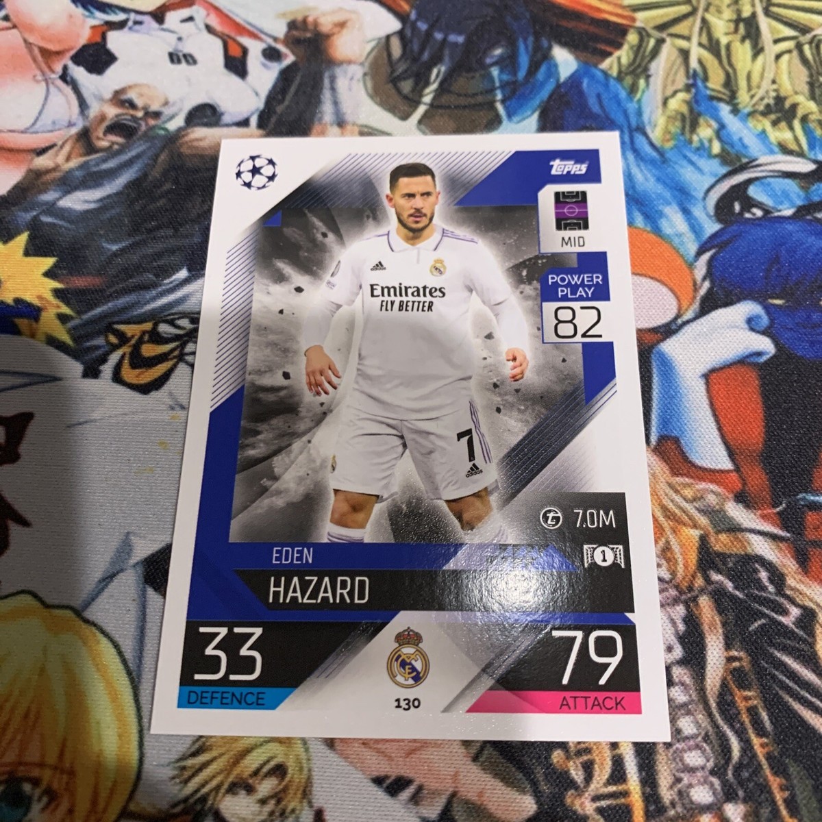 Eden Hazard 2022-23 Topps Match Attax #130 Real Madrid CF Eden Hazard 2022-23 Topps Match Attax #130 Real Madrid CF