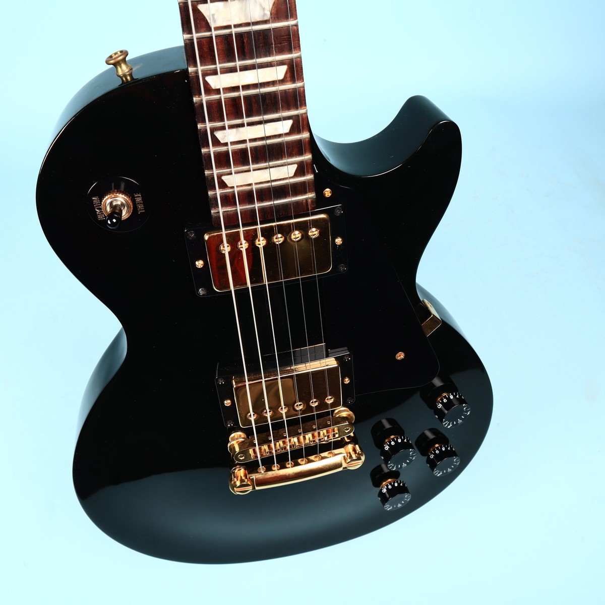ギター Gibson Les Paul Studio Black Gibson Les Paul Studio Electric Guitar - Ebony | Sweetwater