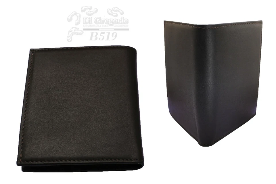 Portefeuille Homme Véritable Cuir Artisanal Italienne Pratique & Funzionale - Photo 3/4