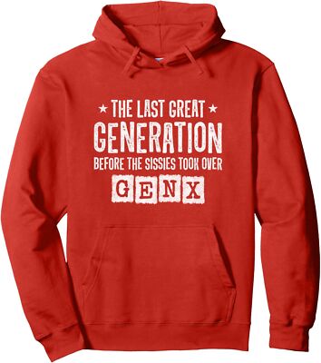 The Last Great Generation Proud To Be Gen X Theme Unisex Hooded Sweatshirt
