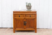 Antique Chinese Cedar Rustic Cabinet