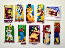 HOOK UPS Vinyl Sticker Lot REPRODUCTIONS (10 Stickers) SET 10 skate anime hentai