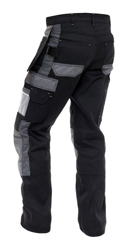 Pantalón de trabajo utilitario para hombres Cordura de seguridad resistente reforzado táctico de carga Touser - Imagen 5 de 28