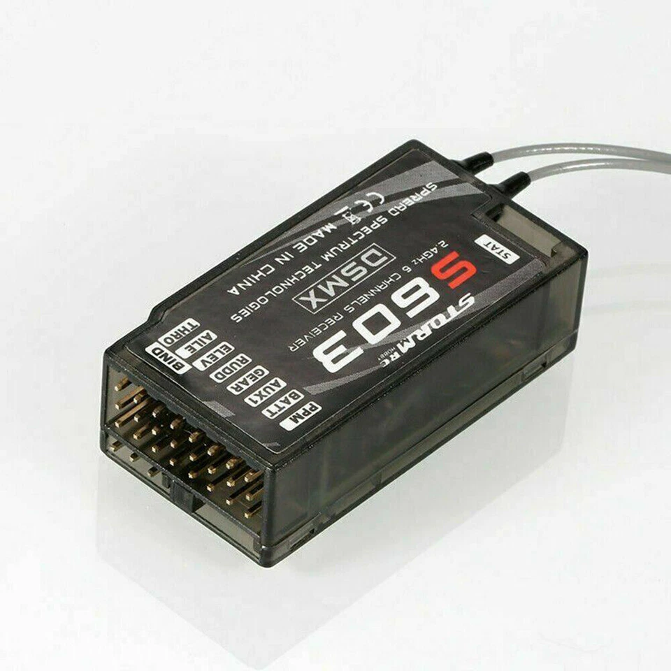 6 Kanal-Empfänger für Spektrum S603 Sender Empfänger DSM2 /DSMX-Sender 2.4GHz OL - Bild 2 von 4