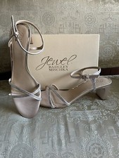 Badgley Mischka Jewel Omari Shoes 10 Champagne Glitter Shoes Prom Party