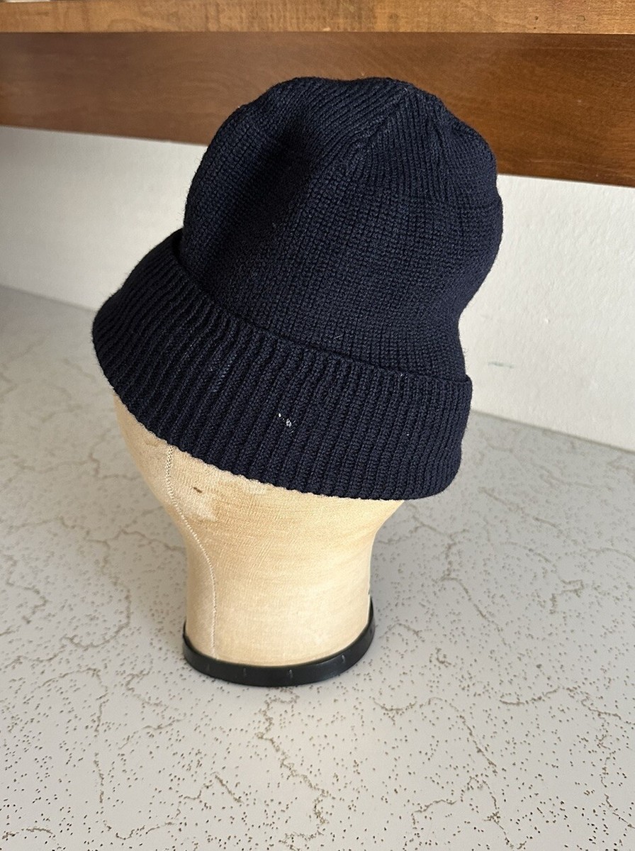 帽子 40s USN Watch Cap vintage 40s Original Vtg WWII US NAVY WATCH CAP Wool Knit Deck