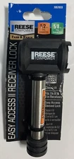 REESE Towpower Easy Access II Receiver Lock 1/2" - 5/8" Pin Up to 2" Receiver