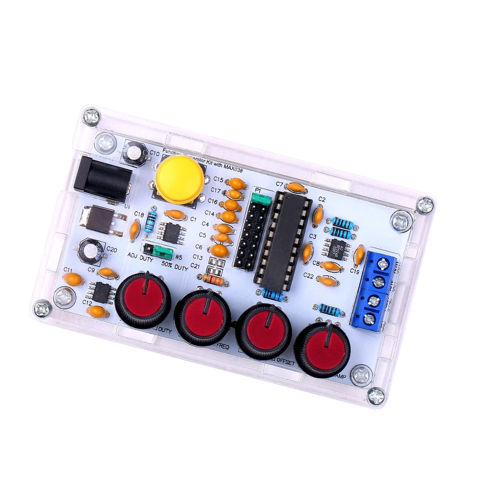 MAX038 Signalgenerator DIY Kit 1Hz~20MHz Funktionsgenerator Opamp Generator S7L9 - Bild 3 von 4