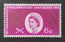 1961 GREAT BRITAIN COMMONWEALTH PARLIAMENTARY CONFERENCE VF MNH