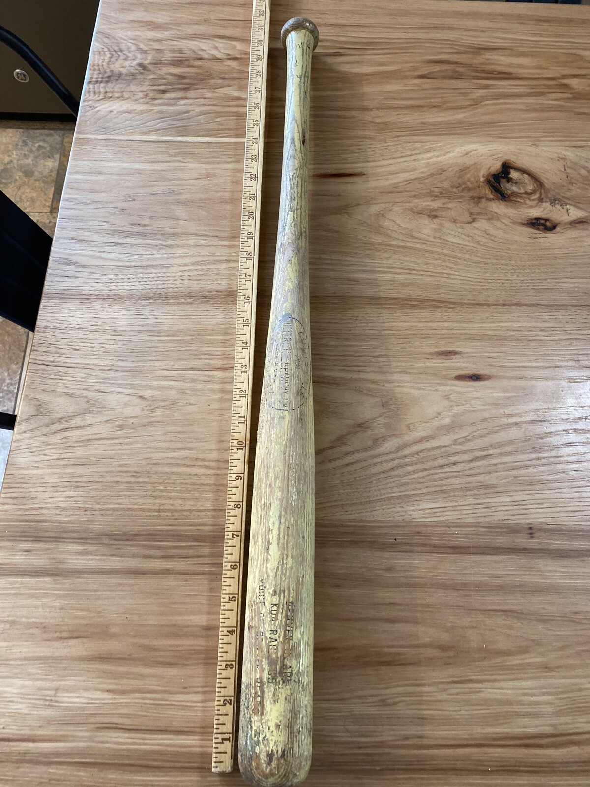 Hillerich Bradsby Baseball Bat 1960s Denver Bears Stamped Rare eBay