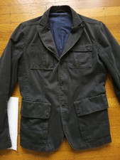 Diesel 3-Button Twill Blazer Sport Coat Jacket Sz L