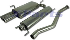 Edelstahl Auspuff Anlage Opel Vectra B 1,7TD 2,0DI 2,0DTI 2,2 DTI Caravan 76mm