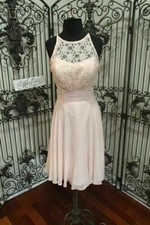 A650 BILL LEVKOFF 1401 SZ 10 PETAL PINK 230 BRIDESMAID PROM FORMAL GOWN DRESS