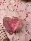 Heart Shaped Pink Glass Paperweight 2.5l X 2.5 W Unbranded