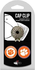 New Clemson Tigers Golf Ball Marker Set with 2 Golf Ball Markers