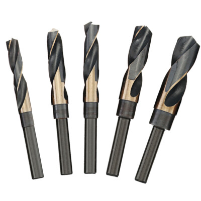 Drillforce 17/32''-1-1/2'' HSSCO 5% Cobalt M35 Silver Deming Drill Bits 1/2'' Shank