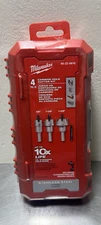 MILWAUKEE Carbide Hole Cutter Kit (4-Piece) #49-22-8610 Factory Sealed.