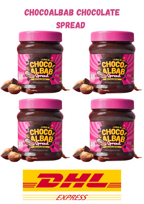 4x Hazelnut Spread With Cocoa By Choco Albab Chocolate Spread Hazelnut 350g